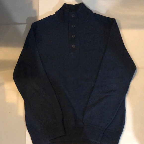 Gap for Good  300760 Texture Button Sweater in Navy - size M - Picture 1 of 8